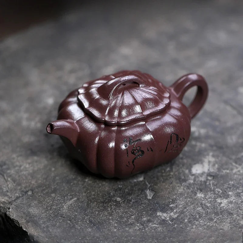 Teko Zisha Yixing Buatan Tangan Sepenuhnya [Shan Hai] (Zi Ni - 150ml)
