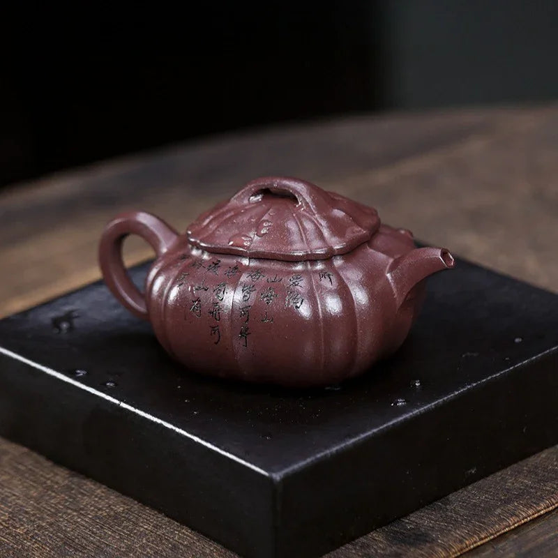 Teko Zisha Yixing Buatan Tangan Sepenuhnya [Shan Hai] (Zi Ni - 150ml)