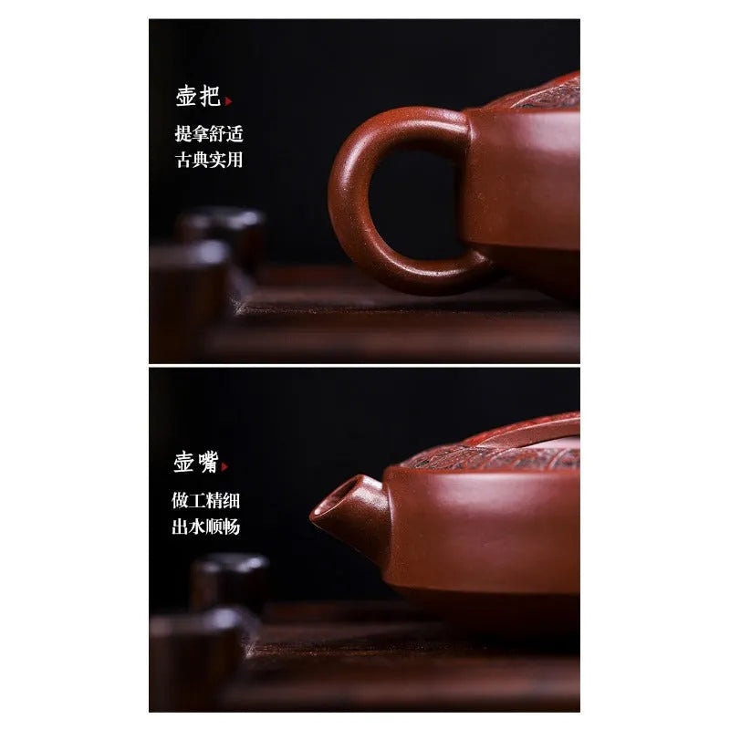 Full Handmade Yixing Zisha Teapot [Shang Shan Ruo Shui] (Di Cao Qing - 160ml) - YIQIN TEA HOUSE | yiqinteahouse.com | <200ml, full handmade zisha teapot, new arrival, teapot, teaware