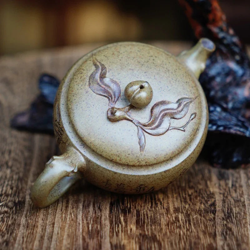 full-handmade-yixing-zisha-teapot-shoutau-pot-qing-duan-ni-firewood-fired-150ml-yiqin-tea-house-yiqinteahouse-com-8 - YIQIN TEA HOUSE 一沁茶舍 yiqinteahouse.com