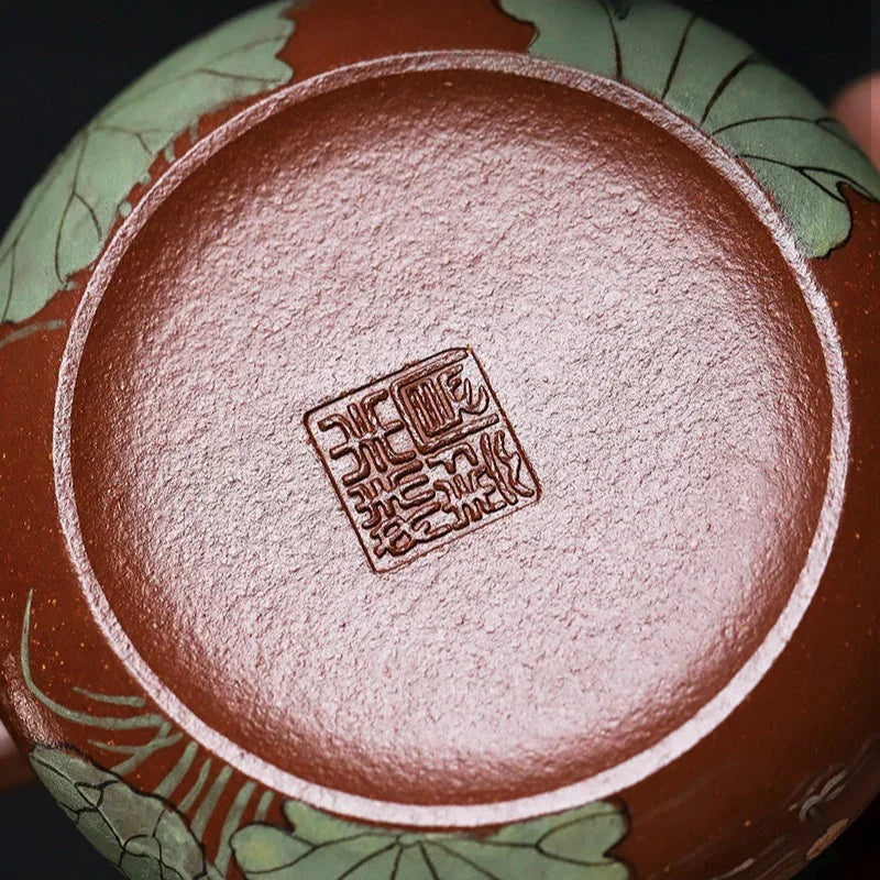 Teko Zisha Yixing Buatan Tangan Sepenuhnya [Shui Meiren] (Hong Jiang Po Ni - 190ml)