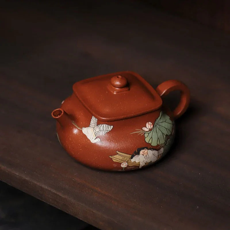Teko Zisha Yixing Buatan Tangan Sepenuhnya [Shui Meiren] (Hong Jiang Po Ni - 190ml)