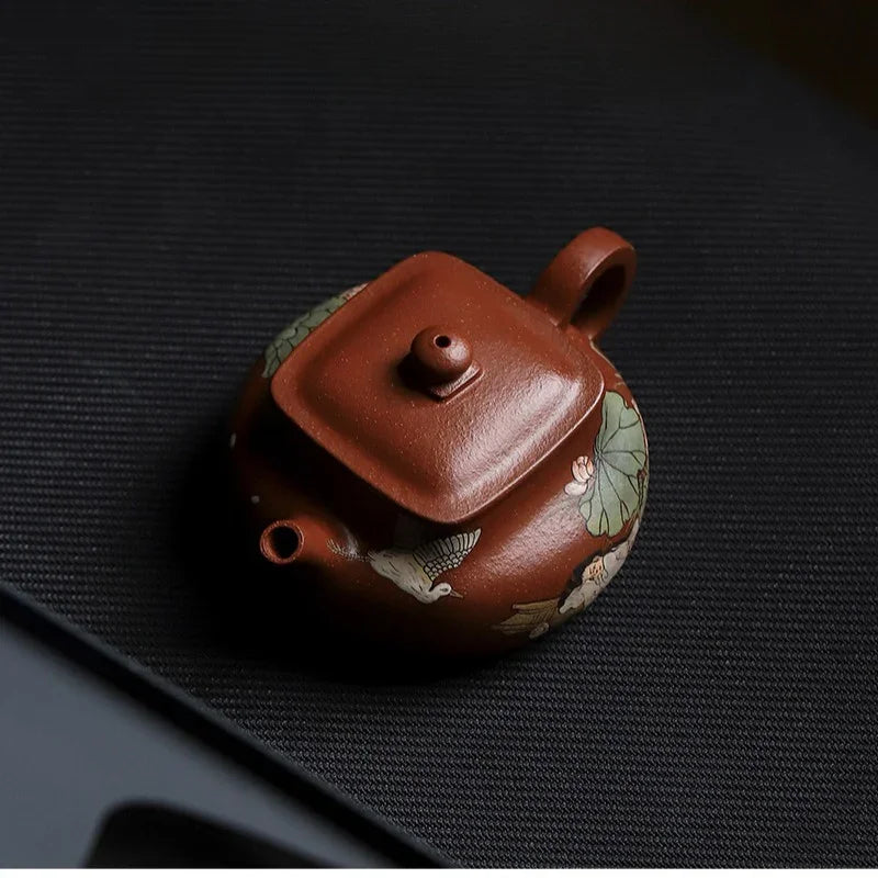 Teko Zisha Yixing Buatan Tangan Sepenuhnya [Shui Meiren] (Hong Jiang Po Ni - 190ml)