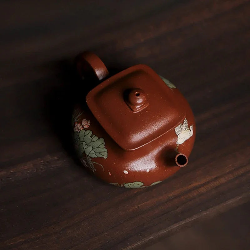Teko Zisha Yixing Buatan Tangan Sepenuhnya [Shui Meiren] (Hong Jiang Po Ni - 190ml)