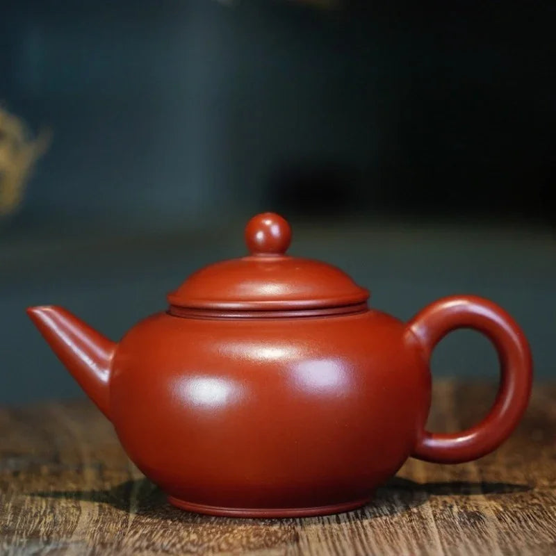 Teko Zisha Yixing Buatan Tangan Sepenuhnya 【Teko Shui Ping】 (Dahongpao - 200ml)