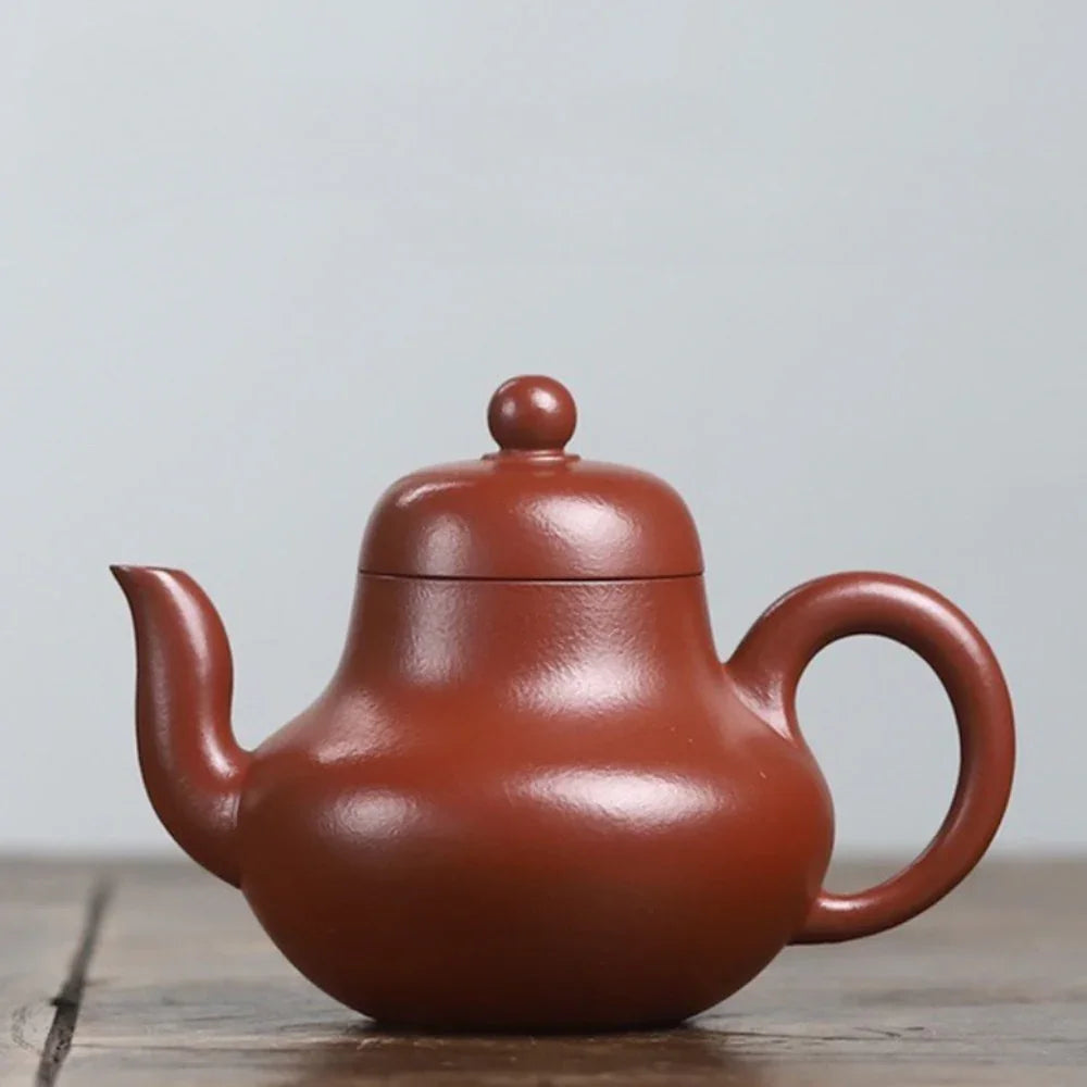 Teko Zisha Yixing Buatan Tangan Sepenuhnya [Si Ting Pot] (Dahongpao - 115ml)