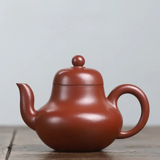 Teko Zisha Yixing Buatan Tangan Sepenuhnya [Si Ting Pot] (Dahongpao - 115ml)