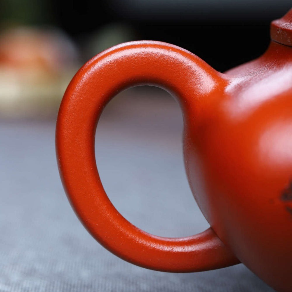 Full Handmade Yixing Zisha Teapot [Sifang Chuan Lu Pot] (Zhu Ni - 330ml) - YIQIN TEA HOUSE | yiqinteahouse.com | >300ml, full handmade zisha teapot, new arrival, teapot, teaware