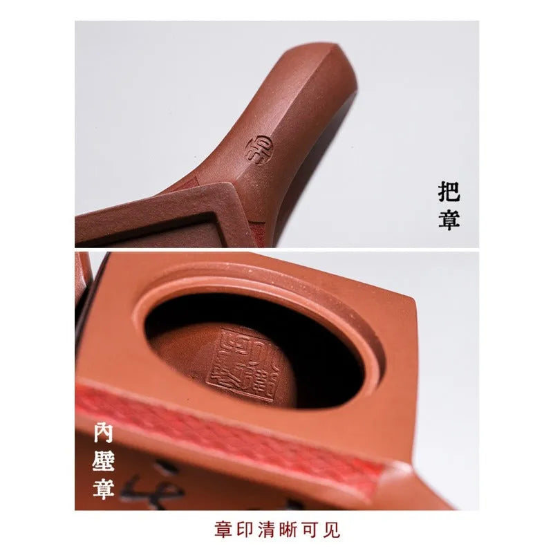 Full Handmade Yixing Zisha Teapot [Sifang Jiebao] (Di Cao Qing - 150ml) - YIQIN TEA HOUSE | yiqinteahouse.com | <200ml, full handmade zisha teapot, new arrival, teapot, teaware