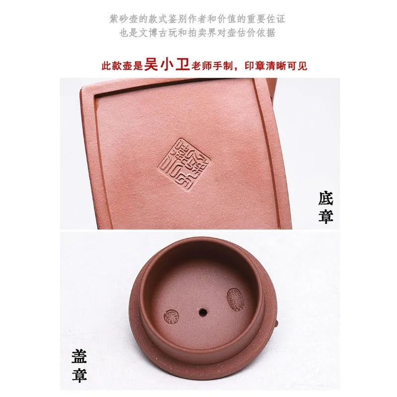 Full Handmade Yixing Zisha Teapot [Sifang Jiebao] (Di Cao Qing - 150ml) - YIQIN TEA HOUSE | yiqinteahouse.com | <200ml, full handmade zisha teapot, new arrival, teapot, teaware