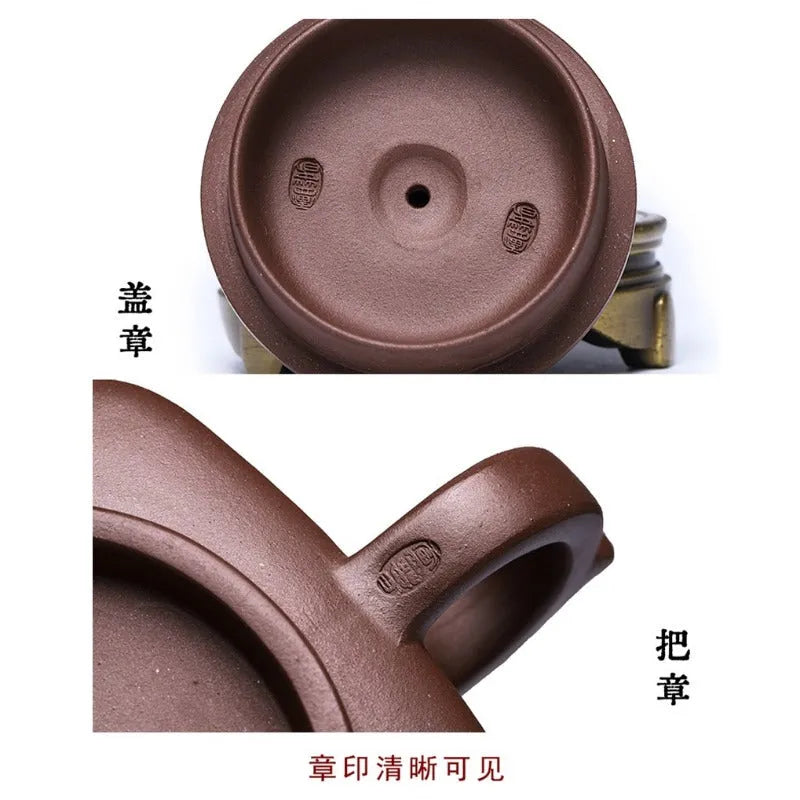 Full Handmade Yixing Zisha Teapot [Sifang Yubi] (Aged Di Cao Qing - 250ml) - YIQIN TEA HOUSE | yiqinteahouse.com | 200-300ml, full handmade zisha teapot, new arrival, teapot, teaware