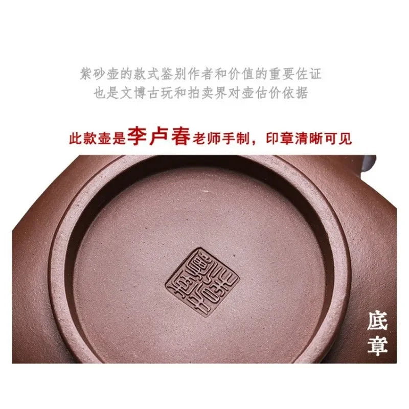 Full Handmade Yixing Zisha Teapot [Sifang Yubi] (Aged Di Cao Qing - 250ml) - YIQIN TEA HOUSE | yiqinteahouse.com | 200-300ml, full handmade zisha teapot, new arrival, teapot, teaware