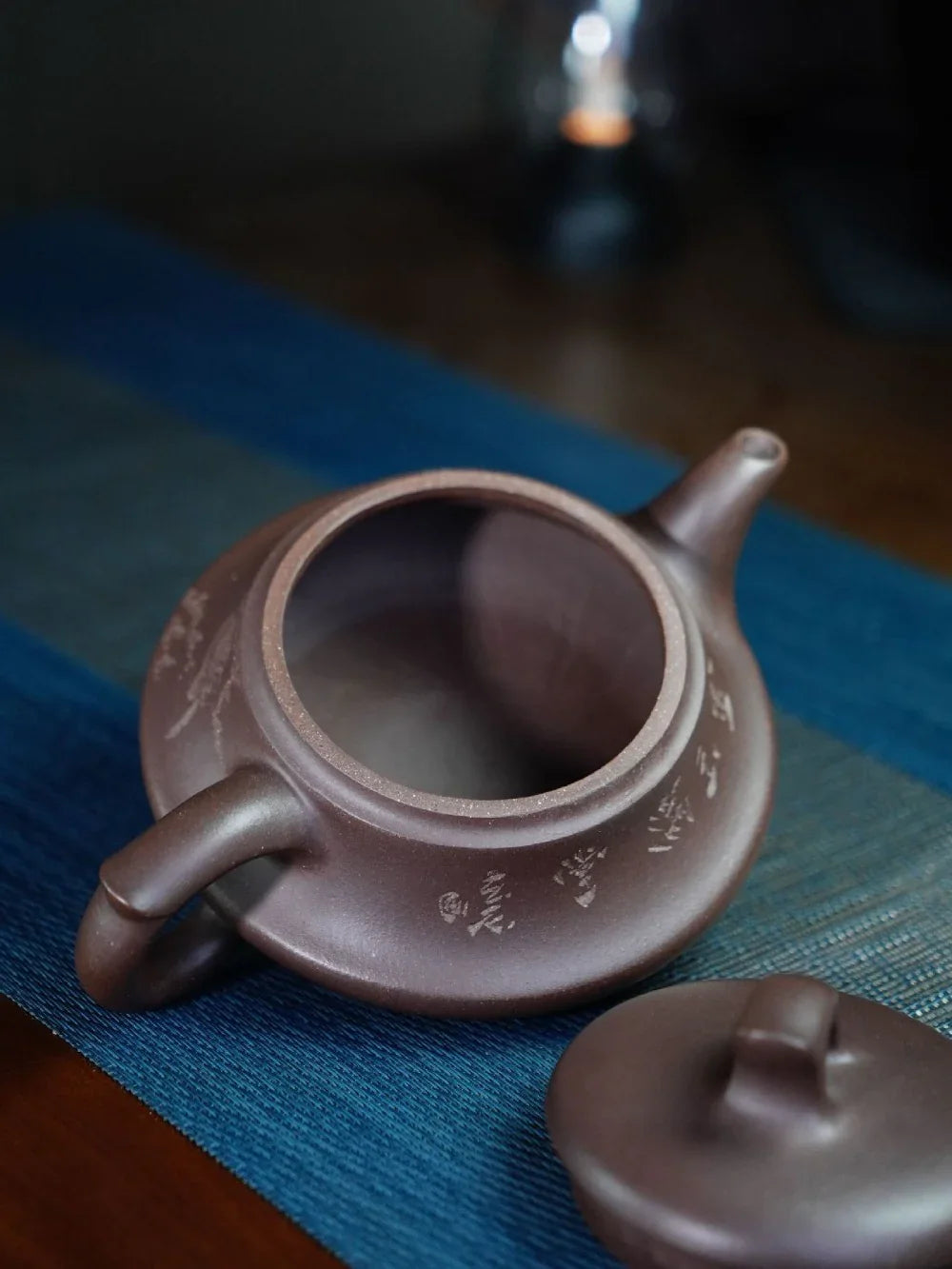 Teko Zisha Yixing Buatan Tangan Sepenuhnya [Periuk Halus & Licin] (Zi Ni - 350ml)