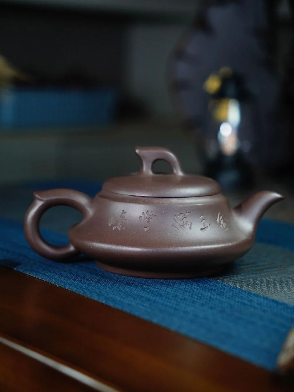 Teko Zisha Yixing Buatan Tangan Sepenuhnya [Periuk Halus & Licin] (Zi Ni - 350ml)