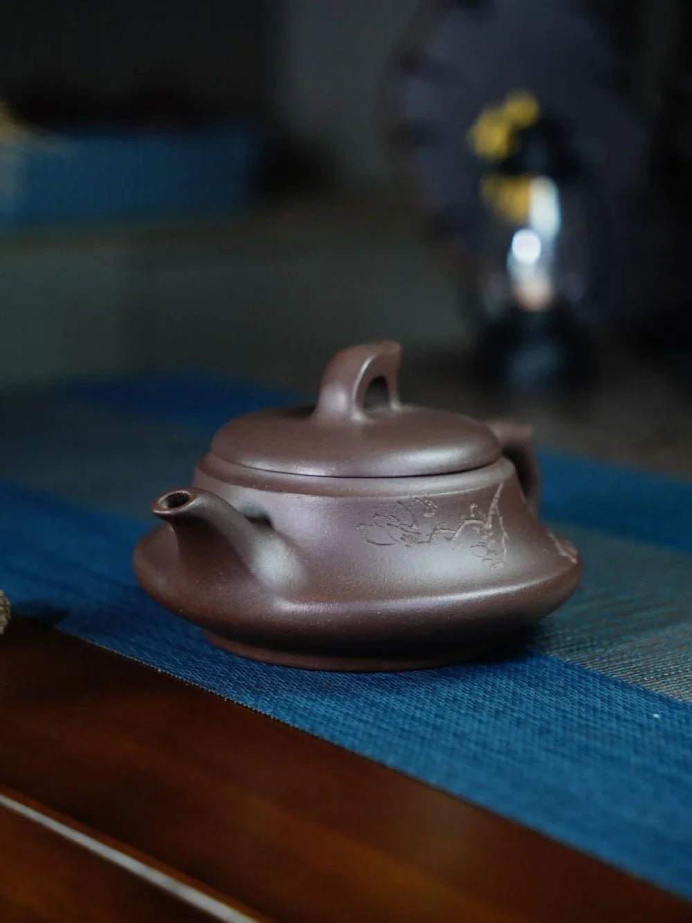 Teko Zisha Yixing Buatan Tangan Sepenuhnya [Periuk Halus & Licin] (Zi Ni - 350ml)