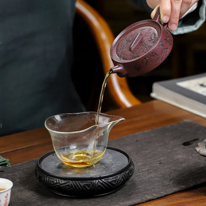 Full Handmade Yixing Zisha Teapot [Smooth & Fine] (Zi Ni - 130ml) - YIQIN TEA HOUSE | yiqinteahouse.com | <200ml, full handmade zisha teapot, teapot, teaware