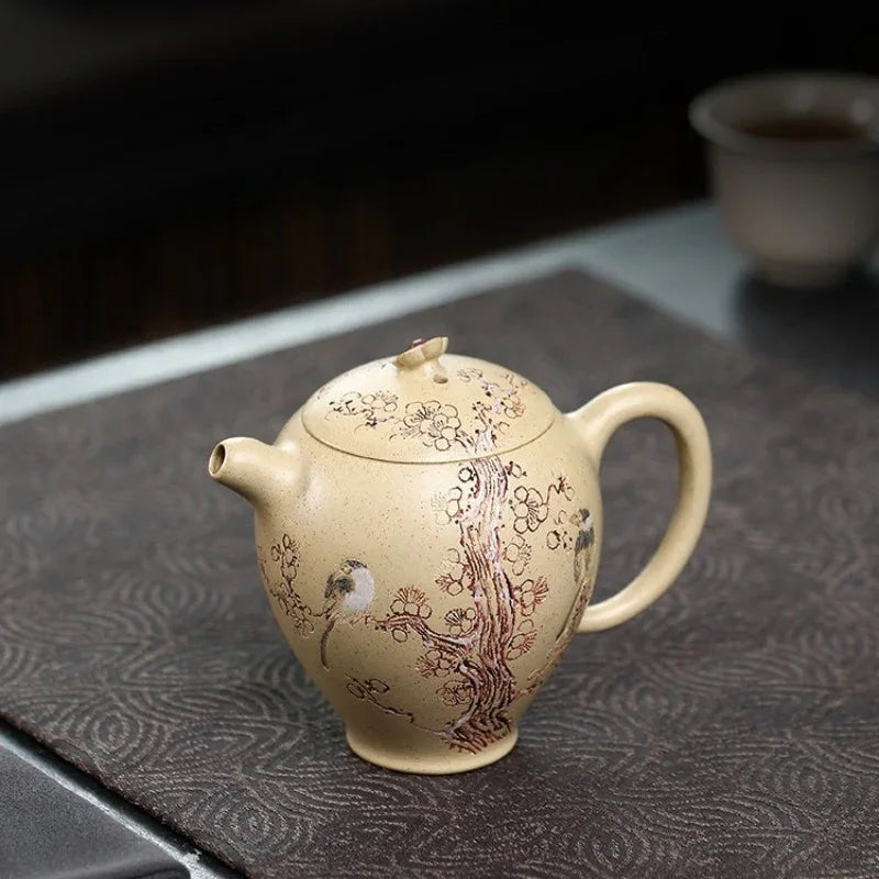 Teko Zisha Yixing Buatan Tangan Sepenuhnya [Ta Xue Xun Mei] (Bensan Lu Ni - 150ml)