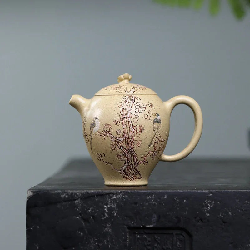 Teko Zisha Yixing Buatan Tangan Sepenuhnya [Ta Xue Xun Mei] (Bensan Lu Ni - 150ml)