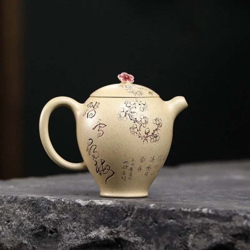 Teko Zisha Yixing Buatan Tangan Sepenuhnya [Ta Xue Xun Mei] (Bensan Lu Ni - 150ml)