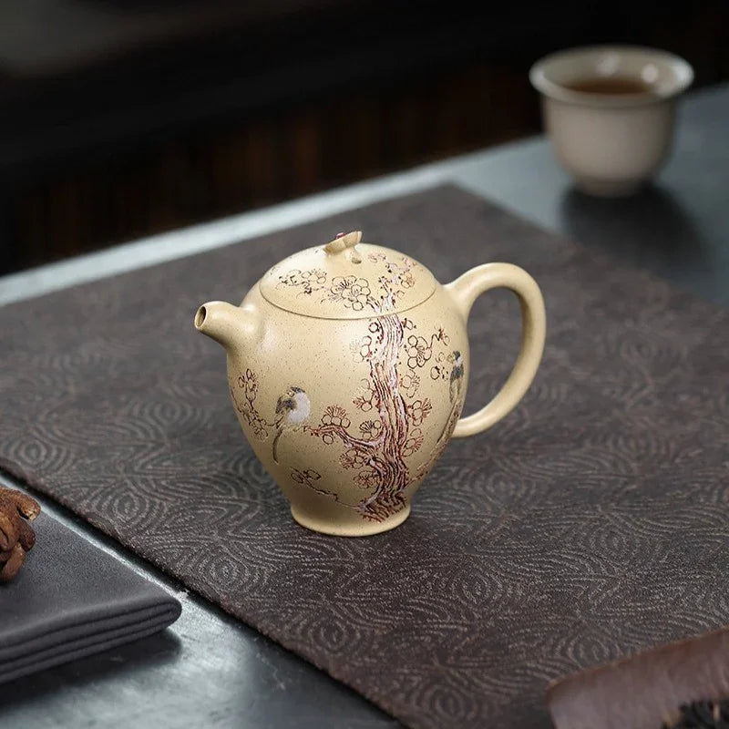 Teko Zisha Yixing Buatan Tangan Sepenuhnya [Ta Xue Xun Mei] (Bensan Lu Ni - 150ml)