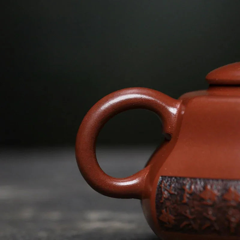 Teko Zisha Yixing Buatan Tangan Sepenuhnya [Tai Chi] (Hong Pi Long - 330ml)
