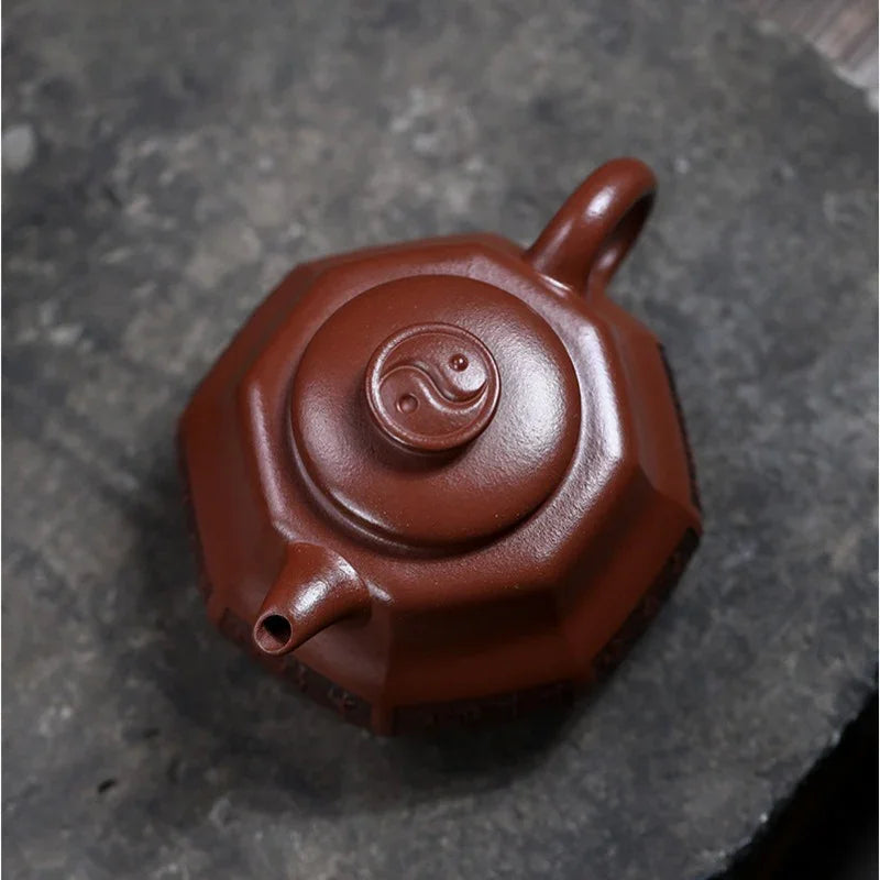 Teko Zisha Yixing Buatan Tangan Sepenuhnya [Tai Chi] (Hong Pi Long - 330ml)