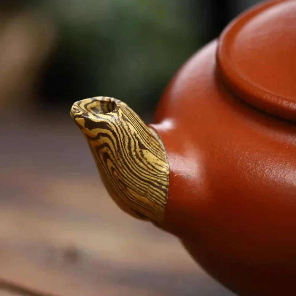 Full Handmade Yixing Zisha Teapot [Tang Yu Pot] (Qing Shui Ni/Jiao Ni - 270ml) - YIQIN TEA HOUSE | yiqinteahouse.com | 200-300ml, full handmade zisha teapot, plain smooth, teapot, teaware