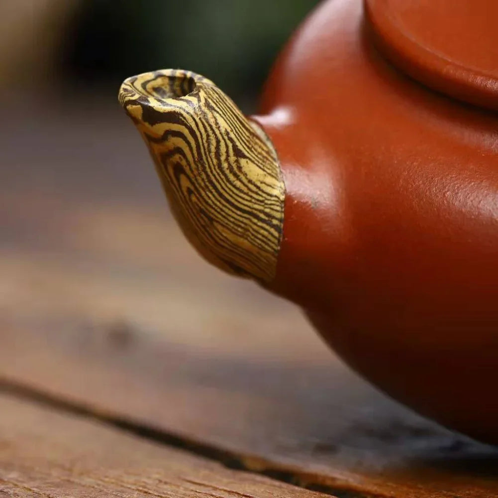 Full Handmade Yixing Zisha Teapot [Tang Yu Pot] (Qing Shui Ni/Jiao Ni - 270ml) - YIQIN TEA HOUSE | yiqinteahouse.com | 200-300ml, full handmade zisha teapot, plain smooth, teapot, teaware
