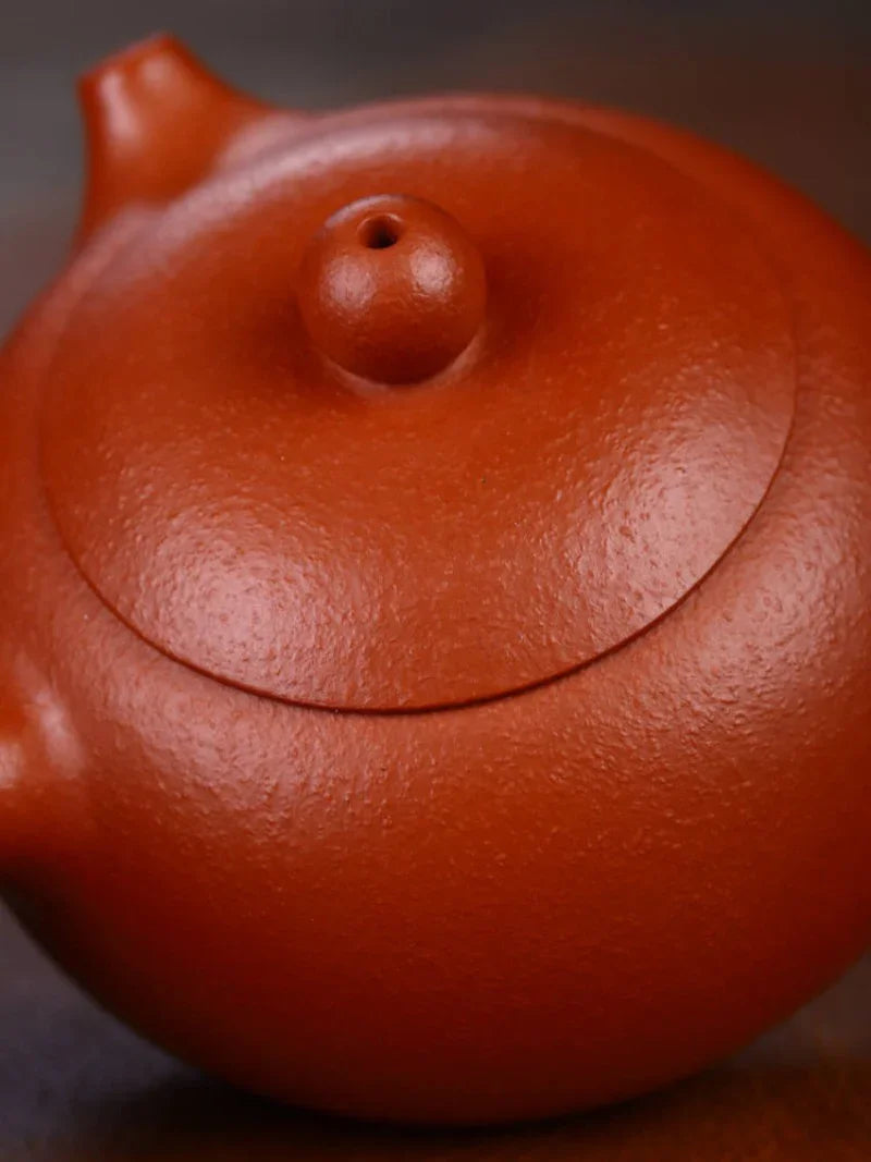 Full Handmade Yixing Zisha Teapot [Tang Yu Pot] (Zhu Ni - 200ml) - YIQIN TEA HOUSE | yiqinteahouse.com | 200-300ml, full handmade zisha teapot, plain smooth, teapot, teaware