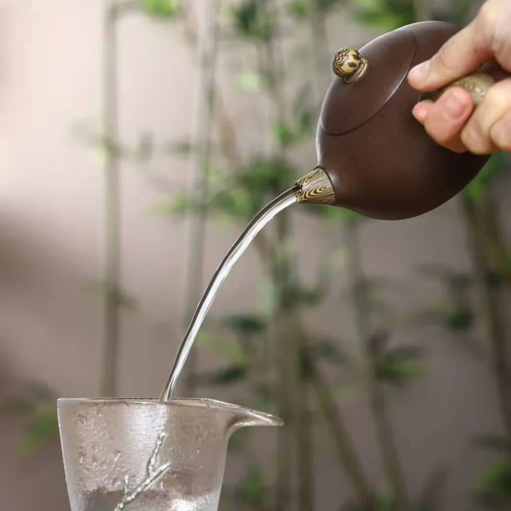 Full Handmade Yixing Zisha Teapot [Tang Yu Pot] (Zi Ni/Jiao Ni- 300ml) - YIQIN TEA HOUSE | yiqinteahouse.com | 200-300ml, full handmade zisha teapot, plain smooth, teapot, teaware