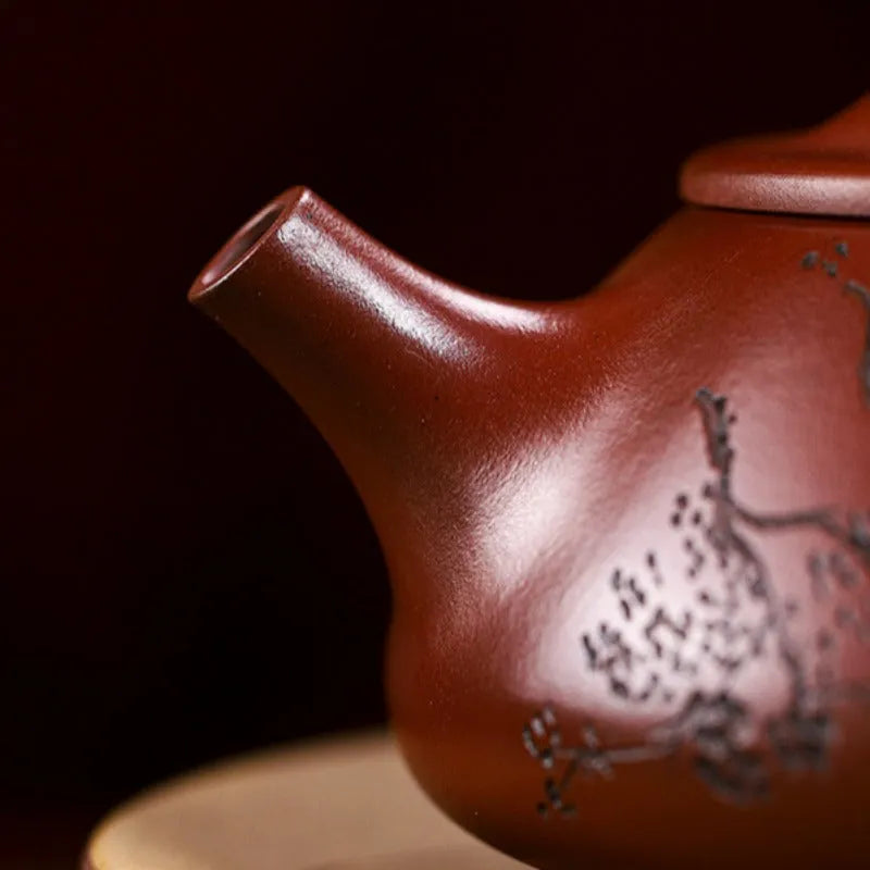 Full Handmade Yixing Zisha Teapot [Tao Yuan Yan Yi] (Ge Zi Ni - 500ml) - YIQIN TEA HOUSE | yiqinteahouse.com | >300ml, full handmade zisha teapot, teapot, teaware