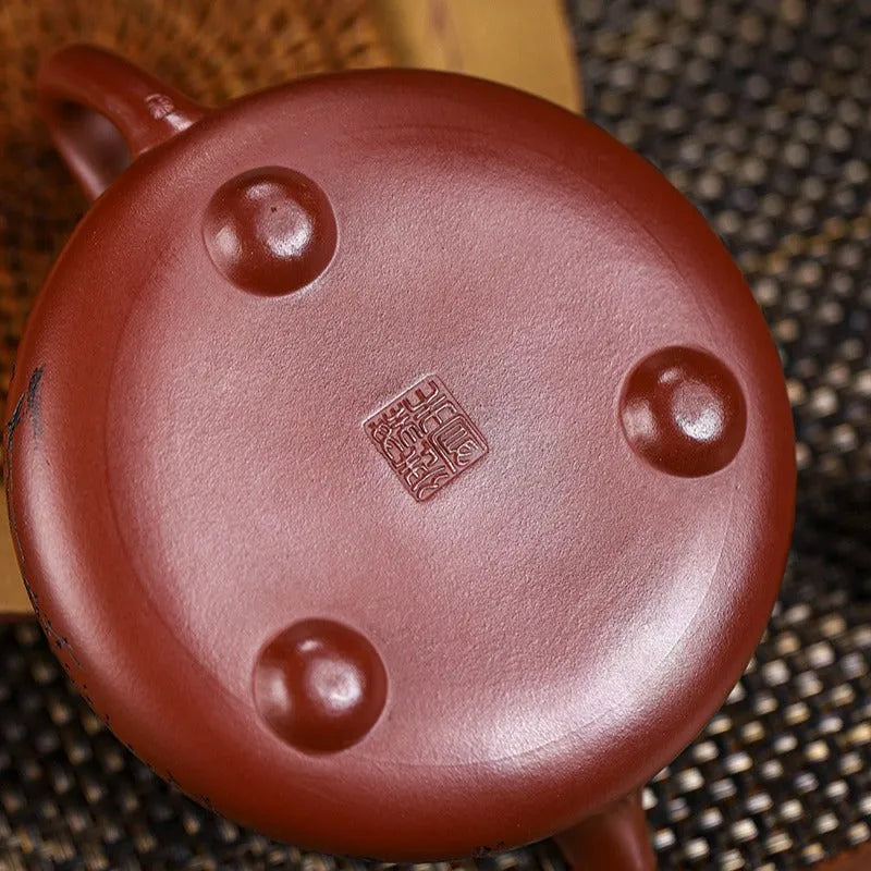 Full Handmade Yixing Zisha Teapot [Tao Yuan Yan Yi] (Ge Zi Ni - 500ml) - YIQIN TEA HOUSE | yiqinteahouse.com | >300ml, full handmade zisha teapot, teapot, teaware