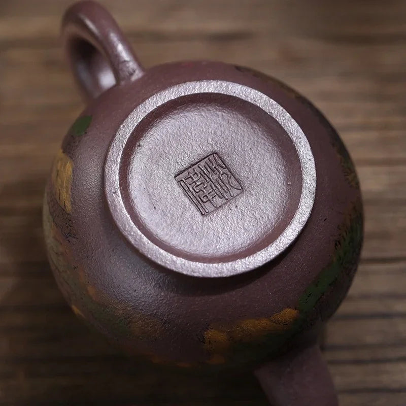 Teko Zisha Yixing Buatan Tangan Sepenuhnya [The Great Wall] (30 Mu Jinsha Zi Ni - 300ml)