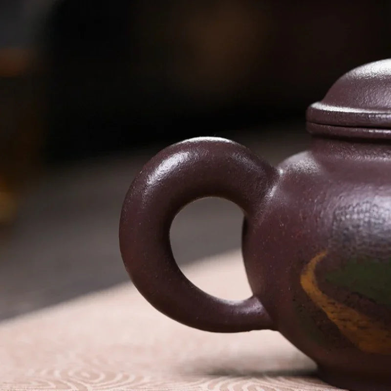 Teko Zisha Yixing Buatan Tangan Sepenuhnya [The Great Wall] (30 Mu Jinsha Zi Ni - 300ml)