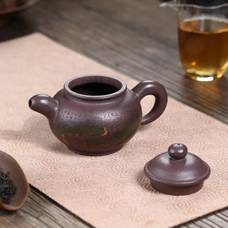 Teko Zisha Yixing Buatan Tangan Sepenuhnya [The Great Wall] (30 Mu Jinsha Zi Ni - 300ml)