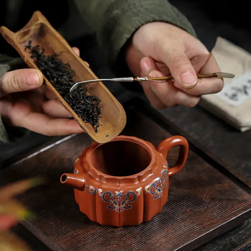 Full Handmade Yixing Zisha Teapot [Wucai De Zhong] (Xiao Meiyao Zhu Ni - 120ml) - YIQIN TEA HOUSE | yiqinteahouse.com | <200ml, full handmade zisha teapot, new arrival, teapot, teaware
