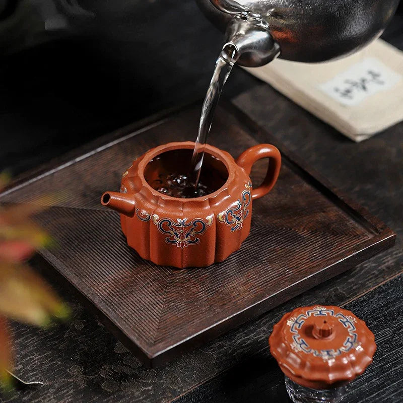 Full Handmade Yixing Zisha Teapot [Wucai De Zhong] (Xiao Meiyao Zhu Ni - 120ml) - YIQIN TEA HOUSE | yiqinteahouse.com | <200ml, full handmade zisha teapot, new arrival, teapot, teaware