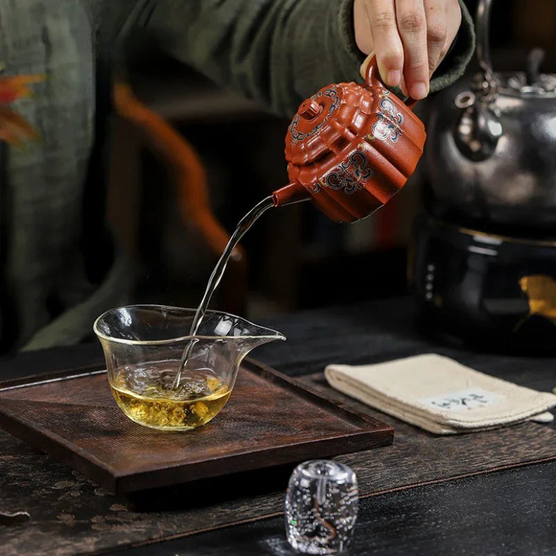 Full Handmade Yixing Zisha Teapot [Wucai De Zhong] (Xiao Meiyao Zhu Ni - 120ml) - YIQIN TEA HOUSE | yiqinteahouse.com | <200ml, full handmade zisha teapot, new arrival, teapot, teaware