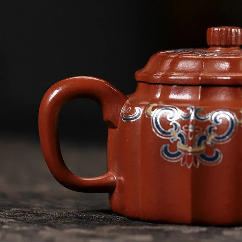 Full Handmade Yixing Zisha Teapot [Wucai De Zhong] (Xiao Meiyao Zhu Ni - 120ml) - YIQIN TEA HOUSE | yiqinteahouse.com | <200ml, full handmade zisha teapot, new arrival, teapot, teaware