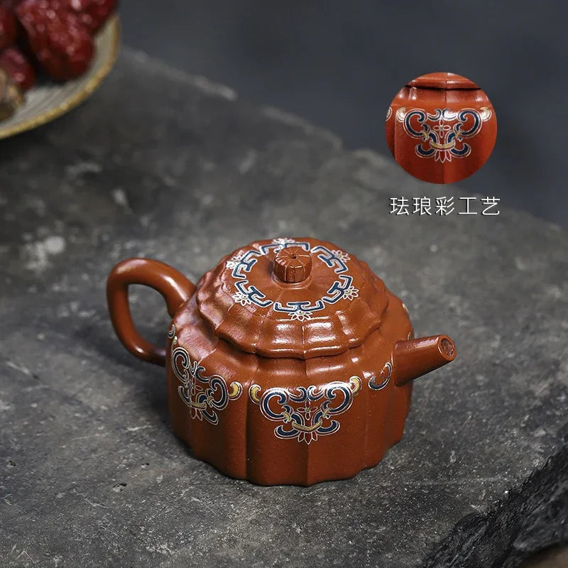 Full Handmade Yixing Zisha Teapot [Wucai De Zhong] (Xiao Meiyao Zhu Ni - 120ml) - YIQIN TEA HOUSE | yiqinteahouse.com | <200ml, full handmade zisha teapot, new arrival, teapot, teaware