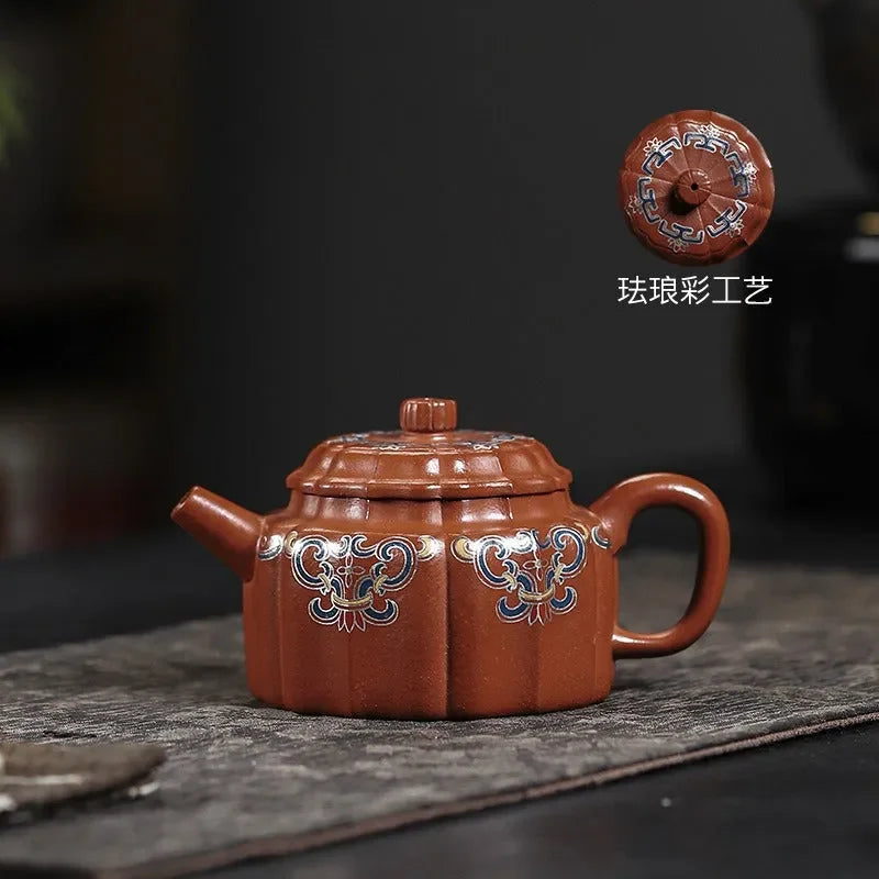 Full Handmade Yixing Zisha Teapot [Wucai De Zhong] (Xiao Meiyao Zhu Ni - 120ml) - YIQIN TEA HOUSE | yiqinteahouse.com | <200ml, full handmade zisha teapot, new arrival, teapot, teaware
