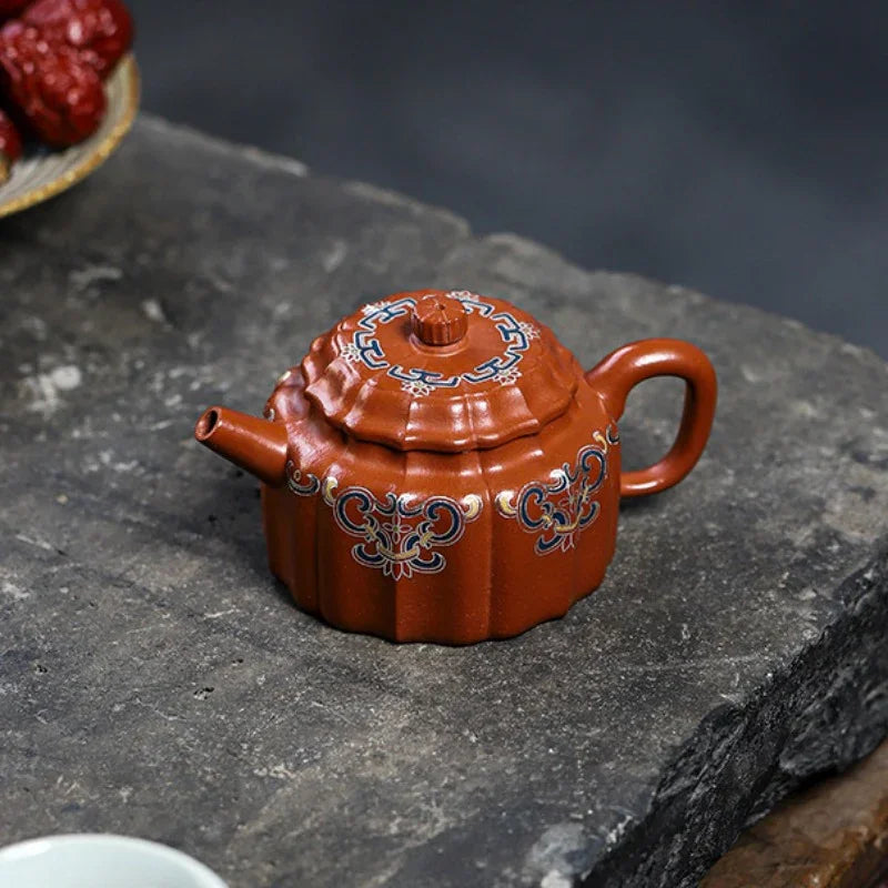 Full Handmade Yixing Zisha Teapot [Wucai De Zhong] (Xiao Meiyao Zhu Ni - 120ml) - YIQIN TEA HOUSE | yiqinteahouse.com | <200ml, full handmade zisha teapot, new arrival, teapot, teaware