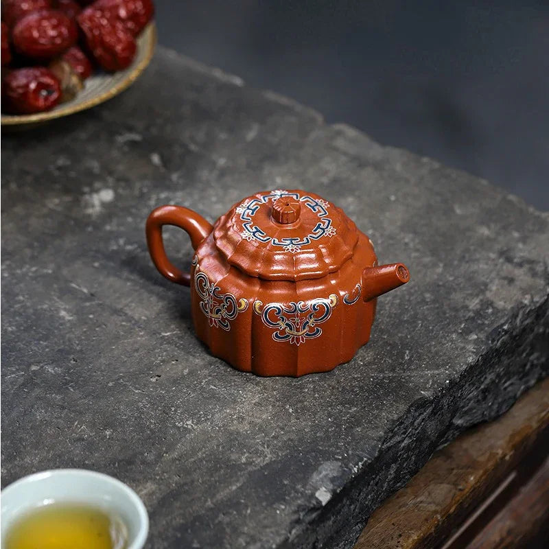 Full Handmade Yixing Zisha Teapot [Wucai De Zhong] (Xiao Meiyao Zhu Ni - 120ml) - YIQIN TEA HOUSE | yiqinteahouse.com | <200ml, full handmade zisha teapot, new arrival, teapot, teaware
