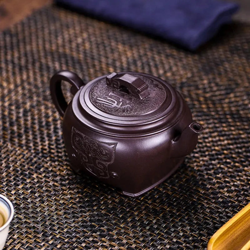 Full Handmade Yixing Zisha Teapot [Xian Rui] (Zi Jia Ni - 280ml) - YIQIN TEA HOUSE | yiqinteahouse.com | 200-300ml, full handmade zisha teapot, new arrival, teaware