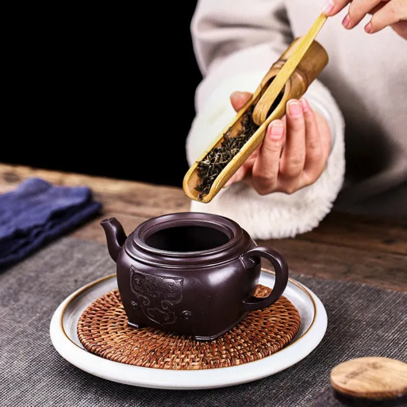 Full Handmade Yixing Zisha Teapot [Xian Rui] (Zi Jia Ni - 280ml) - YIQIN TEA HOUSE | yiqinteahouse.com | 200-300ml, full handmade zisha teapot, new arrival, teaware