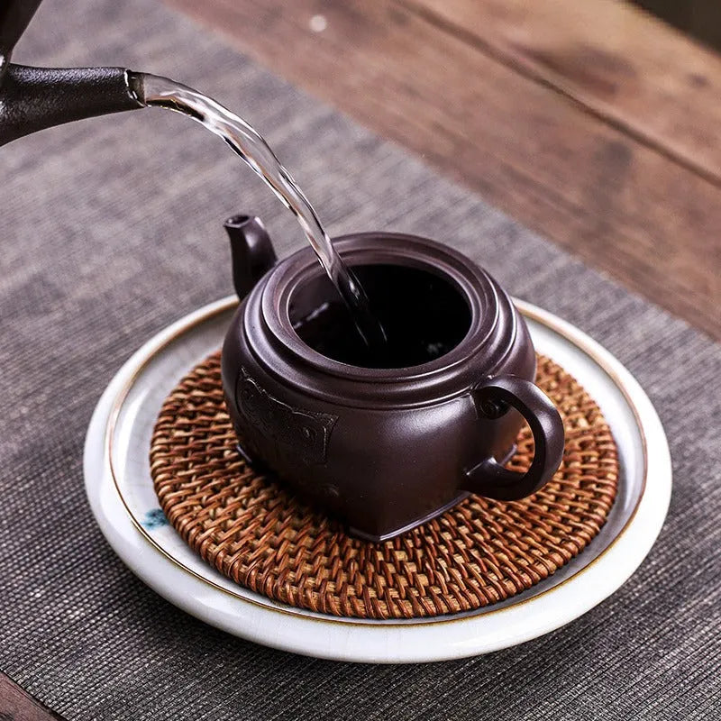 Full Handmade Yixing Zisha Teapot [Xian Rui] (Zi Jia Ni - 280ml) - YIQIN TEA HOUSE | yiqinteahouse.com | 200-300ml, full handmade zisha teapot, new arrival, teaware