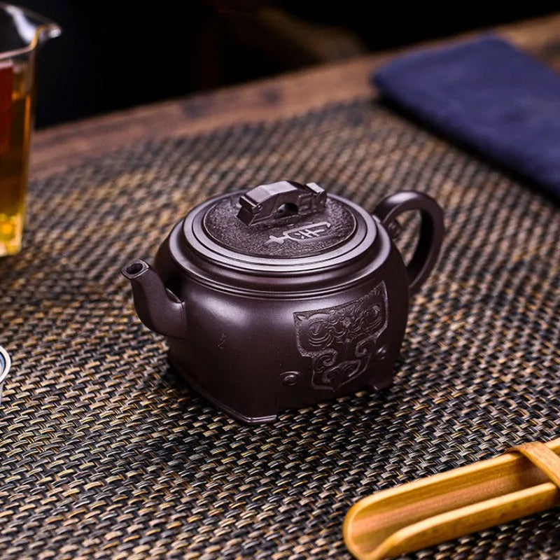 Full Handmade Yixing Zisha Teapot [Xian Rui] (Zi Jia Ni - 280ml) - YIQIN TEA HOUSE | yiqinteahouse.com | 200-300ml, full handmade zisha teapot, new arrival, teaware