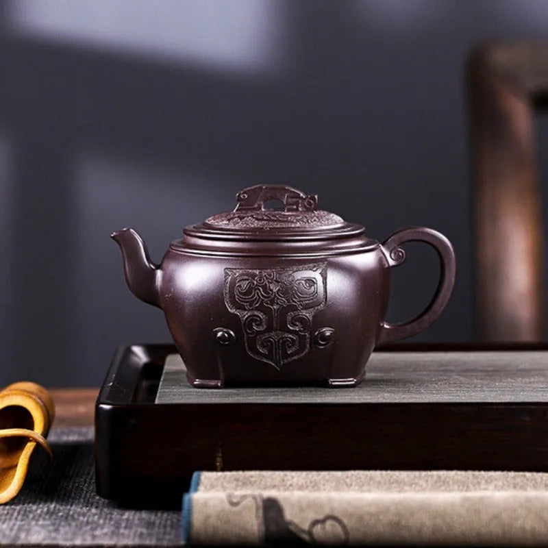 Full Handmade Yixing Zisha Teapot [Xian Rui] (Zi Jia Ni - 280ml) - YIQIN TEA HOUSE | yiqinteahouse.com | 200-300ml, full handmade zisha teapot, new arrival, teaware