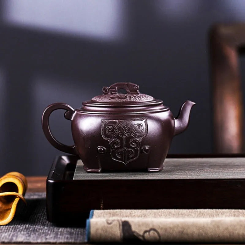 Full Handmade Yixing Zisha Teapot [Xian Rui] (Zi Jia Ni - 280ml) - YIQIN TEA HOUSE | yiqinteahouse.com | 200-300ml, full handmade zisha teapot, new arrival, teaware