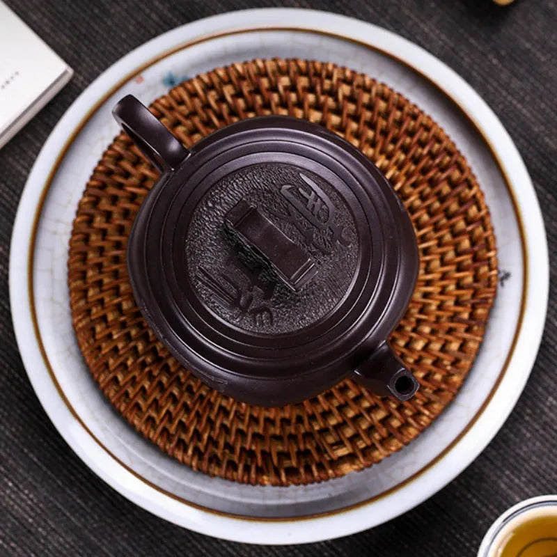 Full Handmade Yixing Zisha Teapot [Xian Rui] (Zi Jia Ni - 280ml) - YIQIN TEA HOUSE | yiqinteahouse.com | 200-300ml, full handmade zisha teapot, new arrival, teaware